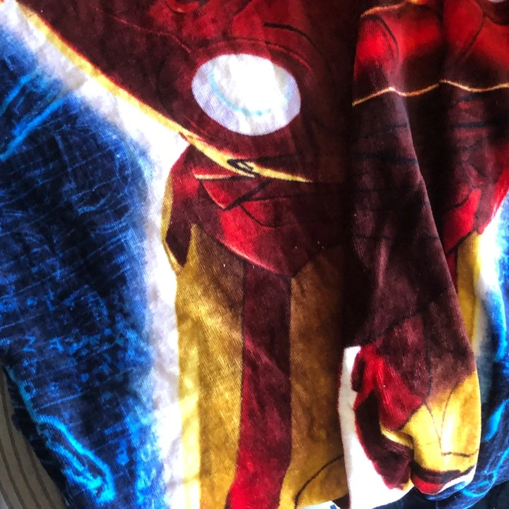 Marvel Iron Man beach towels in Red, Blue, Yellow